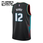 Detroit Pistons Trikot Tobias Harris Nike 2025-26 City Edition Schwarz Swingman - Kinder